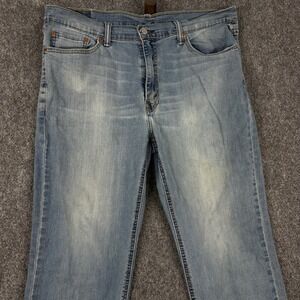 Levi's 541 Jeans Mens W37 L32 Light Wash‎ Denim Relaxed Fit Straight Leg